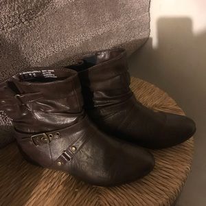 botines de mujer color cafe seze 6